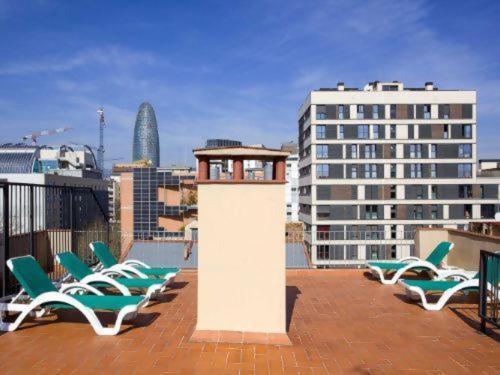 Ferienwohnung Loft Poblenou Cerca De La Playawifiazotea Barcelona Exterior foto