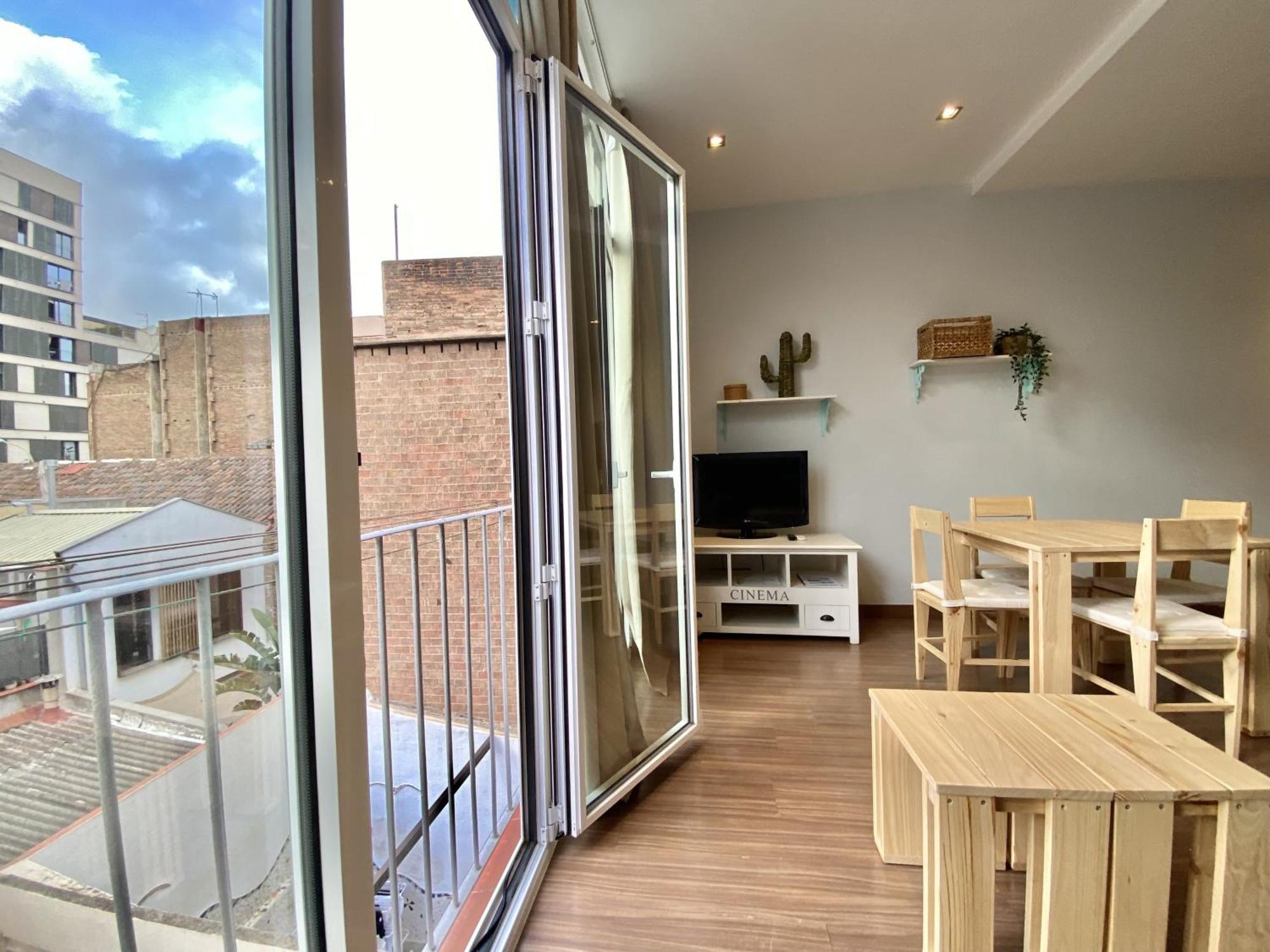Ferienwohnung Loft Poblenou Cerca De La Playawifiazotea Barcelona Exterior foto
