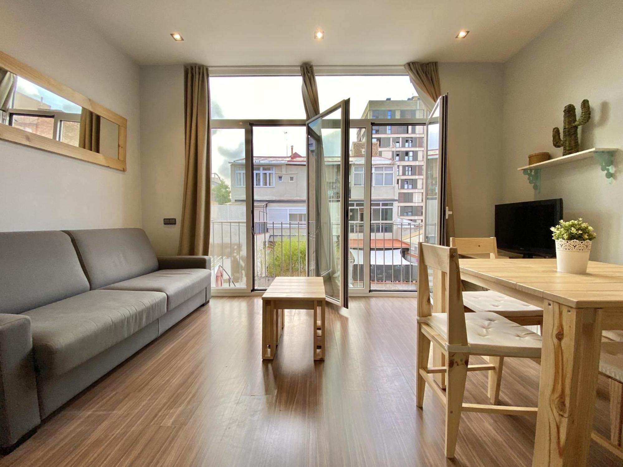 Ferienwohnung Loft Poblenou Cerca De La Playawifiazotea Barcelona Exterior foto